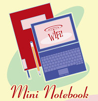 Logo dello SBA per il servizio Prestito Notebook con lo slogan "Wifi - Mini Notebook"