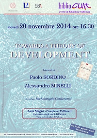 TOWARDS A THEORY OF  DEVELOPMENT 